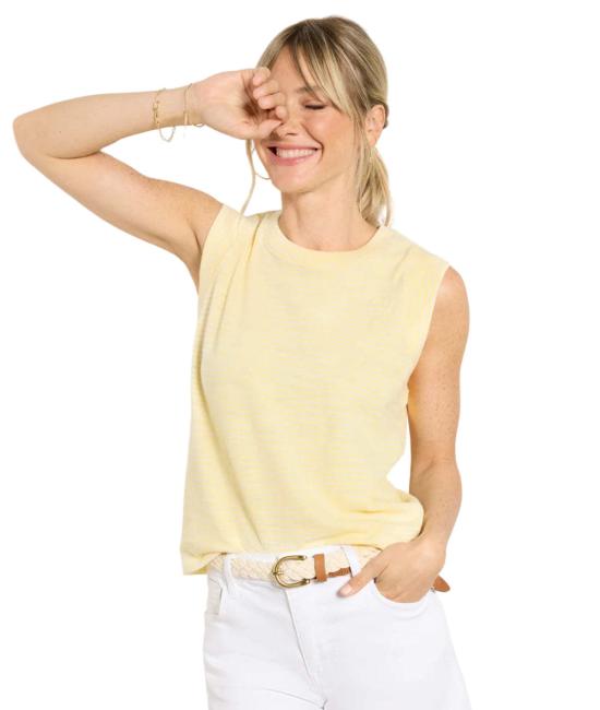  Faherty 민소매 티셔츠 페허티 선워시드 슬럽 머슬 탱크