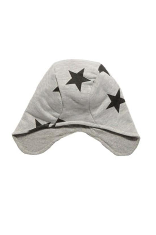 [키즈] 누누누 액세서리 스타즈 에비에이터 모자 헤더 그레이 W/ 블랙 스타