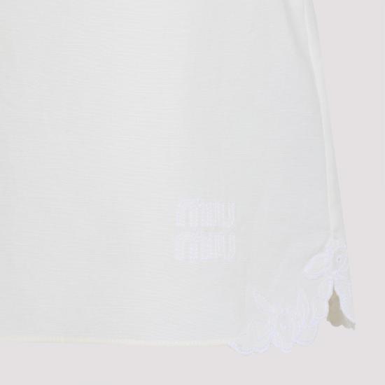 25FW 미우미우 숏 스커트 MG2472SOOO 17LV F0304 AVORIO - MIU MIU