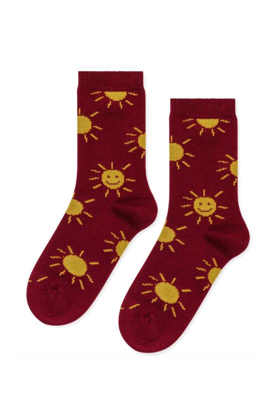  한셀 프롬 바젤 양말 한젤 프롬 바젤 보 솔레이 크루 삭스 러스트