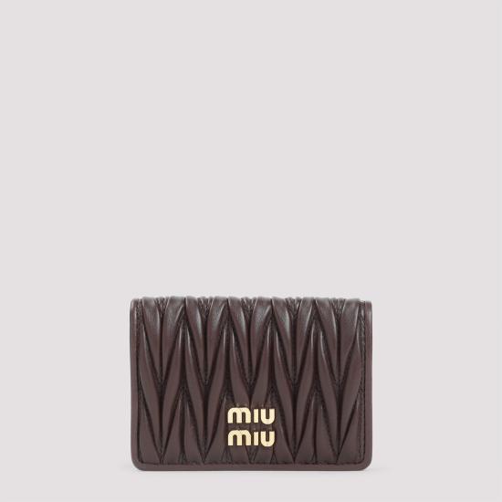 25FW 미우미우 명함지갑 5MC103 AFPP F0NBL RADICA