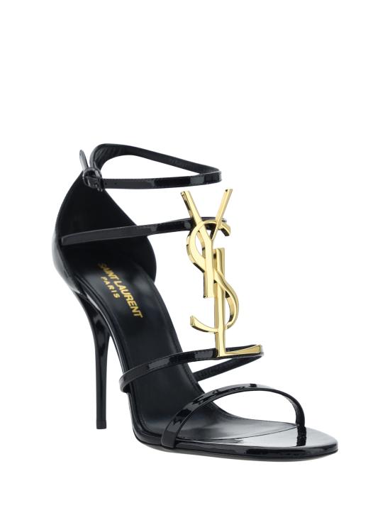 26FW 생로랑 카산드라 샌들 6301091TVKK 1000 BLACK - SAINT LAURENT