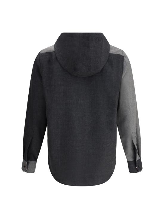 25FW 톰브라운 긴팔 셔츠 MWL419F00473 982 GREY - THOM BROWNE