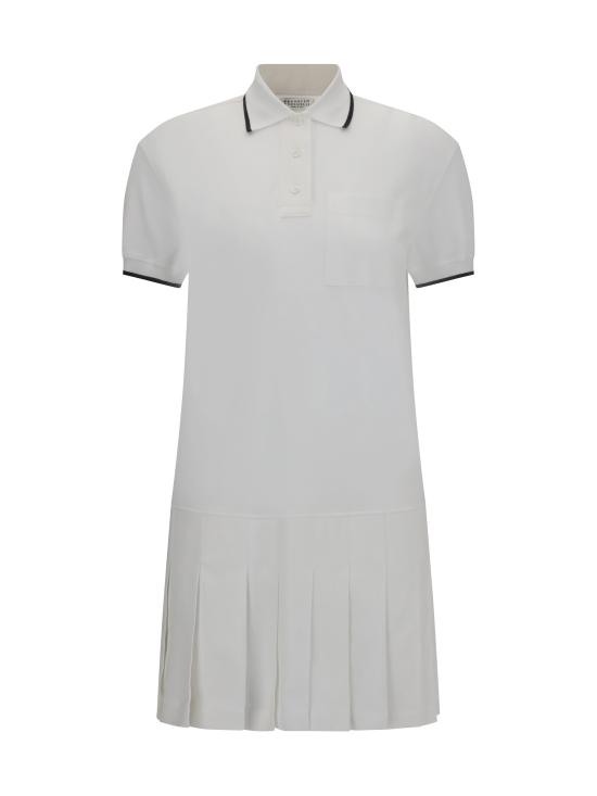 25SS 브루넬로 쿠치넬리 원피스 ML824AEN42 C159 WHITE