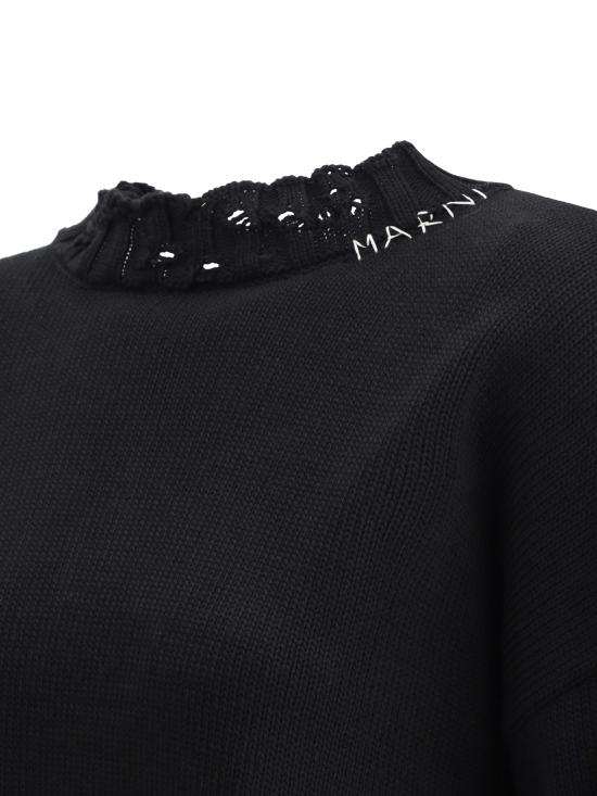 25SS 마르니 스웨터 GCMD0579A0UFC652 00N99 BLACK - MARNI