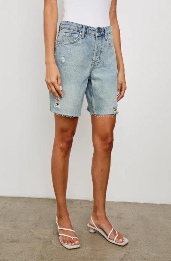  레일즈 데님 숏팬츠 레일스 비치우드 데님 쇼트 라이트 빈티지 - RAILS