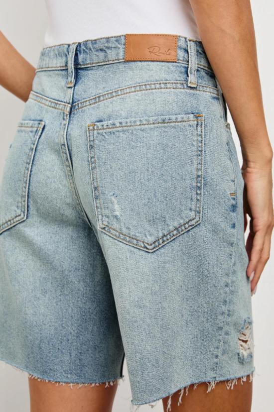  레일즈 데님 숏팬츠 레일스 비치우드 데님 쇼트 라이트 빈티지 - RAILS