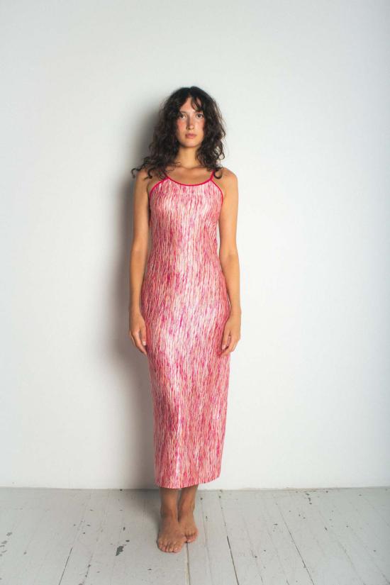  KSLAM 롱 원피스 클램 나오미 드레스