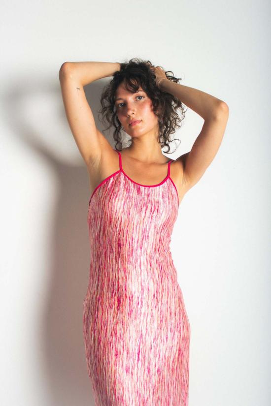  KSLAM 롱 원피스 클램 나오미 드레스 - KSLAM