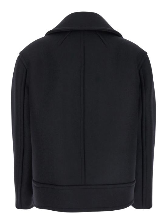  생로랑 버진 울 피코트 810508Y080W1000 Black - SAINT LAURENT