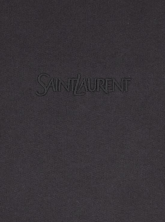 25SS 생로랑 후드 티셔츠 818538Y36SW1467 Grey - SAINT LAURENT
