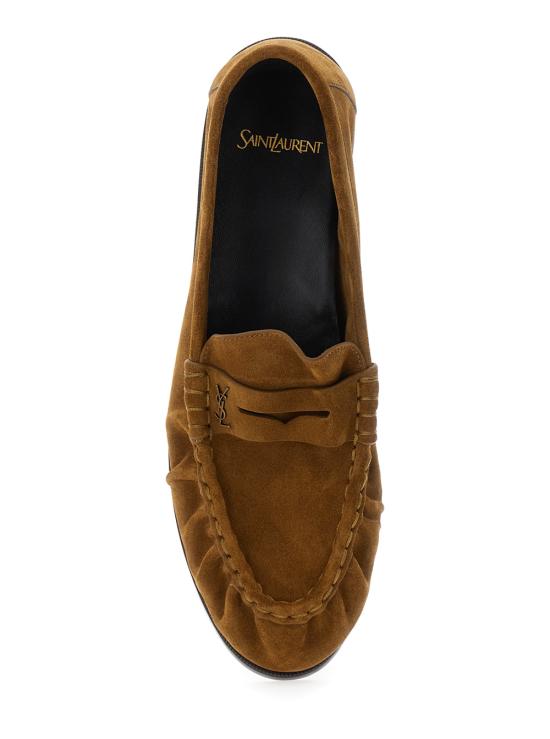 25SS 생로랑 로퍼 8168122W5AC9808 Brown - SAINT LAURENT