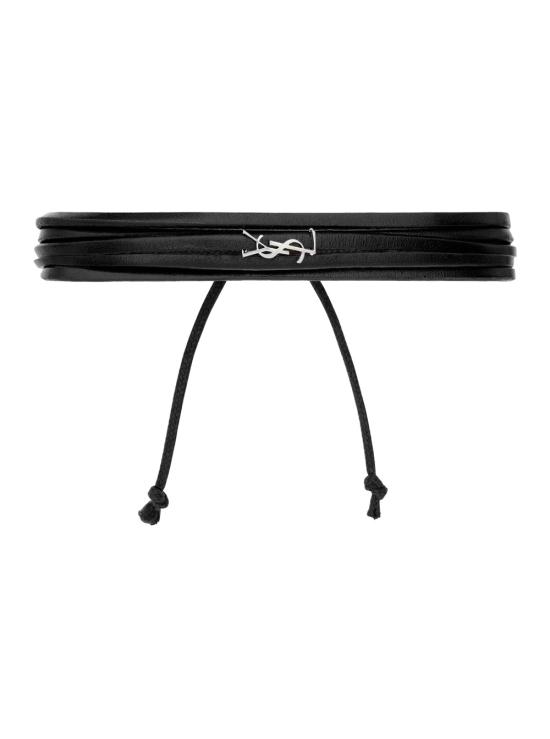 25SS 생로랑 브레이슬릿 820441AAEKE1000 Black