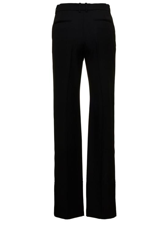 24FW 생로랑 스트레이트 팬츠 718838Y512W1000 Black - SAINT LAURENT