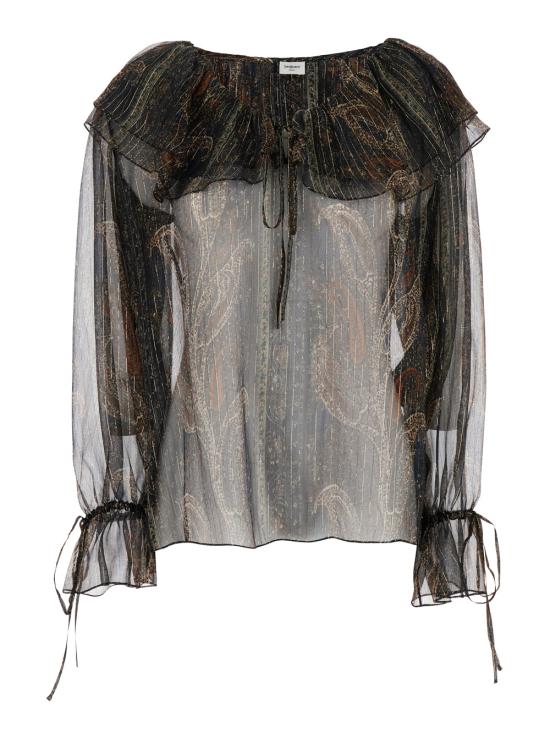 25SS 생로랑 블라우스 819882Y3K614052 Multicolor