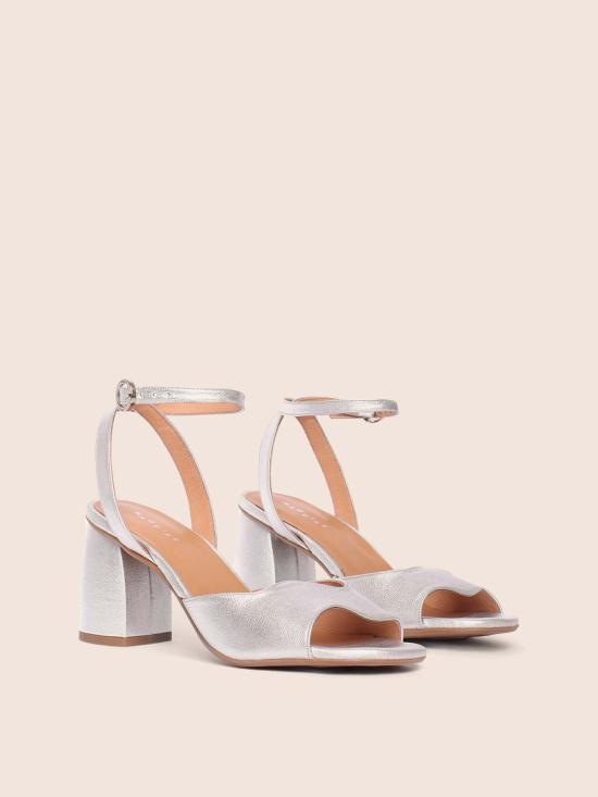  매과이어 뮬/슬리퍼 맥과이어 말라가 힐 실버 - MAGUIRE