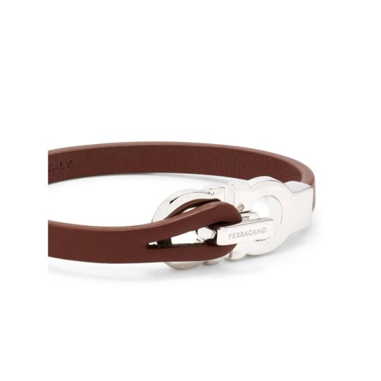 25FW 살바토레 페라가모 브레이슬릿 774547 0676064 BR PL BROWN - SALVATORE FERRAGAMO
