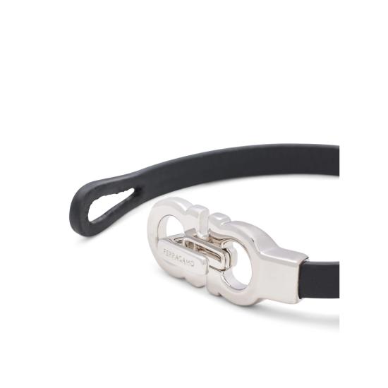 25FW 살바토레 페라가모 브레이슬릿 774547 0676059 NE PL BLACK - SALVATORE FERRAGAMO