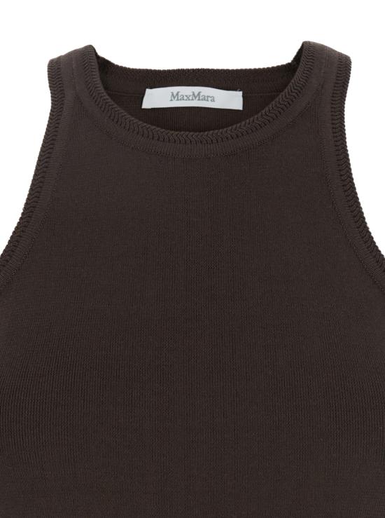 25SS 막스마라 민소매 티셔츠 2511361062600006 Brown - MAX MARA