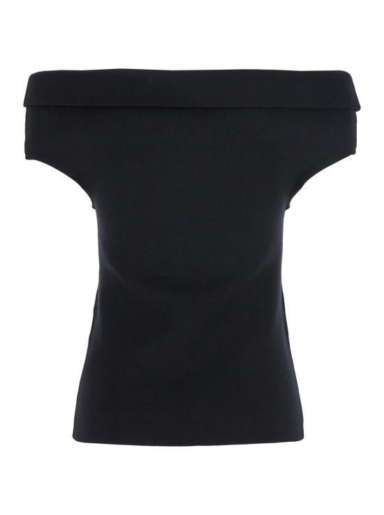 25SS 토템 민소매 티셔츠 251WRT4650YA0137001 Black - TOTEME