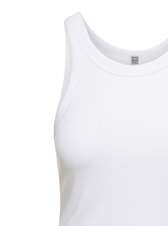 25FW 토템 민소매 티셔츠 211437772100 White - TOTEME