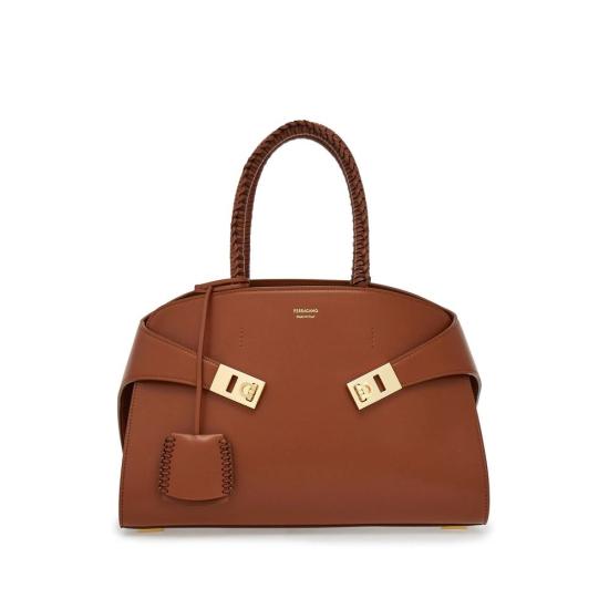 25FW 살바토레 페라가모 토트백 219451 0774744 COGNA BROWN