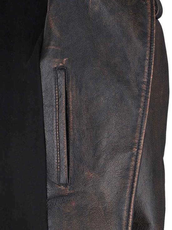 25SS 알렉산더 맥퀸 가죽 자켓 833758 Q5APD2122 BROWN - ALEXANDER MCQUEEN