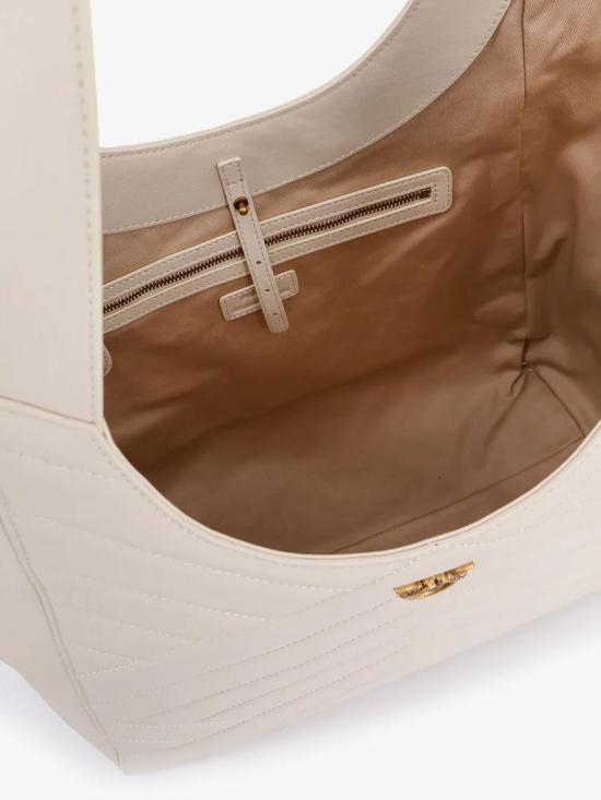 25SS 핑코 숄더백 104536A2AO Z14Q Bianco seta antique gold - PINKO