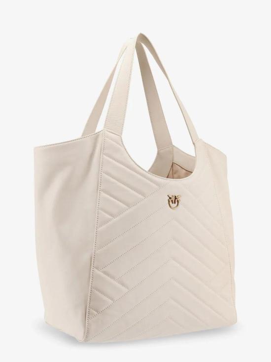 25SS 핑코 숄더백 104536A2AO Z14Q Bianco seta antique gold - PINKO