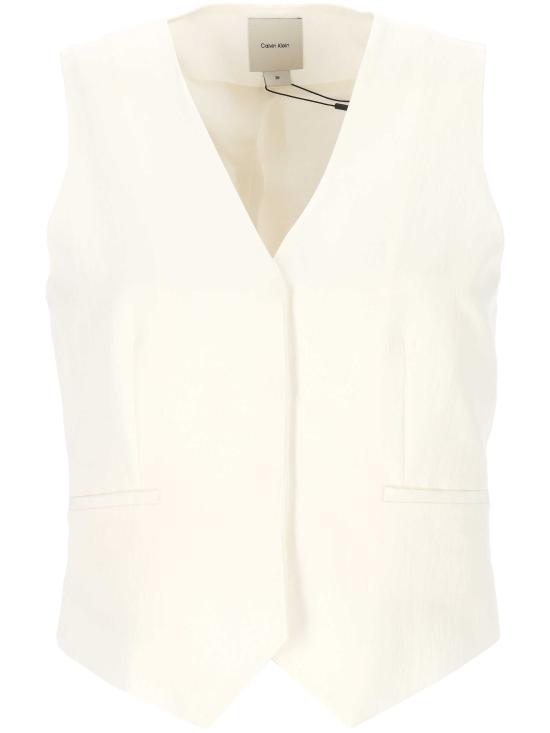 25SS 캘빈클라인 베스트 K20K208242 YAS White