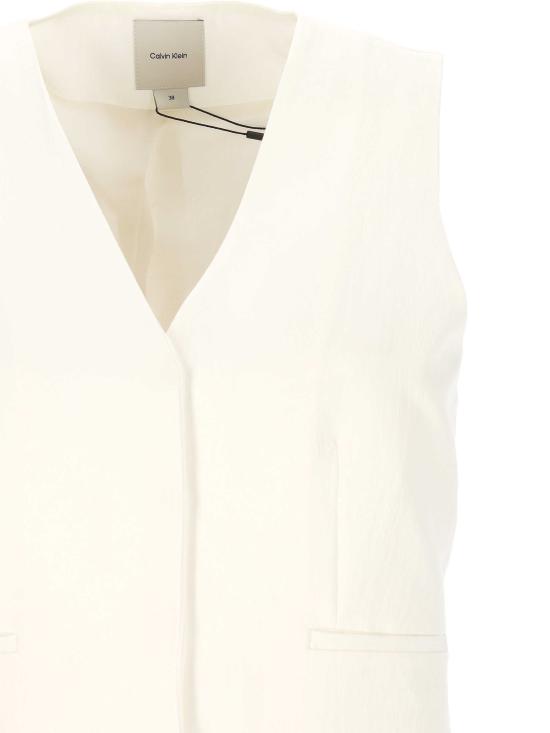 25SS 캘빈클라인 베스트 K20K208242 YAS White - CALVIN KLEIN