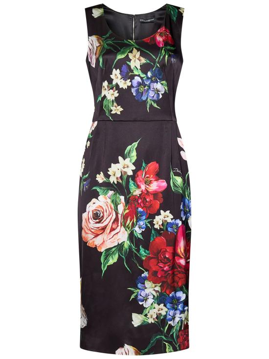 25SS 돌체앤가바나 미디 원피스 F6ZJ6TFSIB5 HN5PR Black