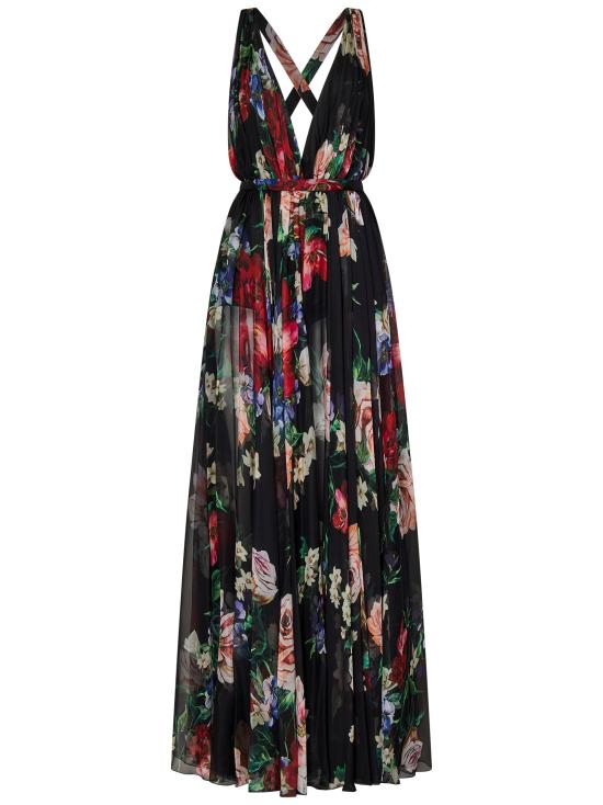 25SS 돌체앤가바나 미디 원피스 F6ZA1TIS1Y7 HN5PR Black