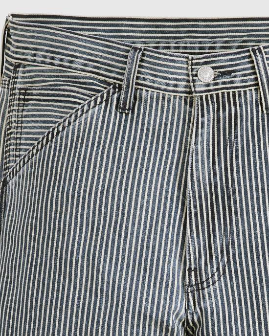  리바이스 데님 팬츠 Levi's 568 루즈 스트레이트 카펜터 진 에이지드 Rr 스트라이프 - LEVI'S