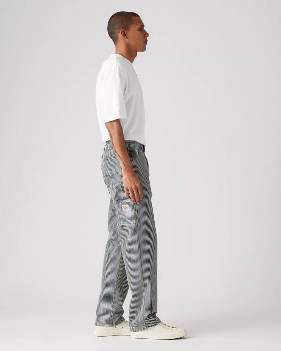  리바이스 데님 팬츠 Levi's 568 루즈 스트레이트 카펜터 진 에이지드 Rr 스트라이프 - LEVI'S