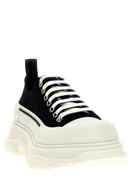 25SS 알렉산더 맥퀸 스니커즈 캔버스 소재  (화이트/블랙) - ALEXANDER MCQUEEN