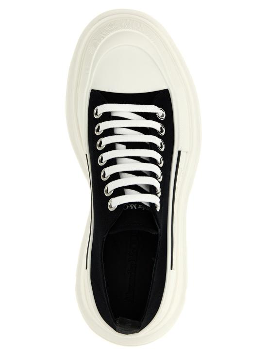 25SS 알렉산더 맥퀸 스니커즈 캔버스 소재  (화이트/블랙) - ALEXANDER MCQUEEN