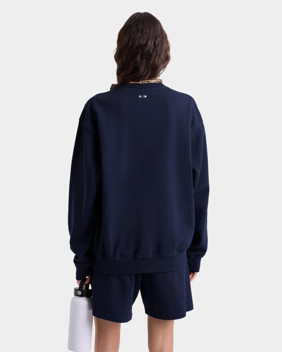 25SS 스포티앤리치 긴팔 티셔츠 ST071627667BL106 DARK NAVY - SPORTY & RICH