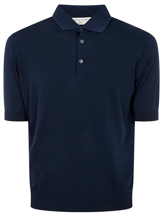 25SS 필리포 드 로렌티스 폴로 티셔츠 PL1MC CR14RV V880 INDIGO BLUE