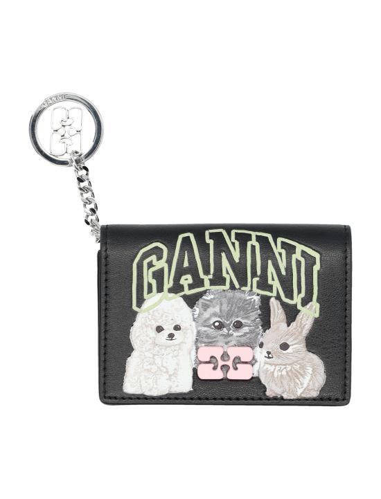 25FW 가니 지갑 A67765898 099 Nero