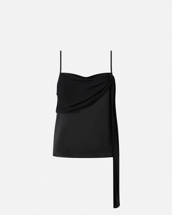 24FW 핑코 민소매 티셔츠 104684A2CO Z99 Nero limousine