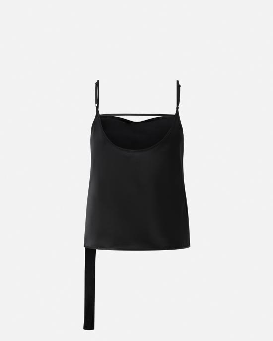 24FW 핑코 민소매 티셔츠 104684A2CO Z99 Nero limousine - PINKO