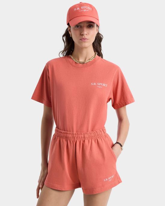 25SS 스포티앤리치 숏팬츠 SH037612304P139 DESERT ROSE - SPORTY & RICH
