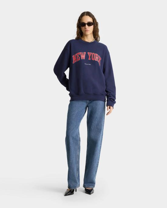 25SS 스포티앤리치 스웨터 ST071606304BL106 DARK NAVY - SPORTY & RICH