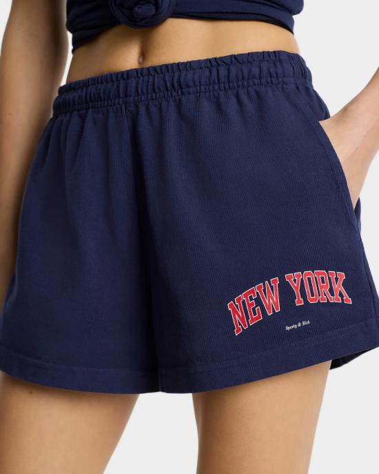 25SS 스포티앤리치 숏팬츠 SH037606304BL106 DARK NAVY - SPORTY & RICH