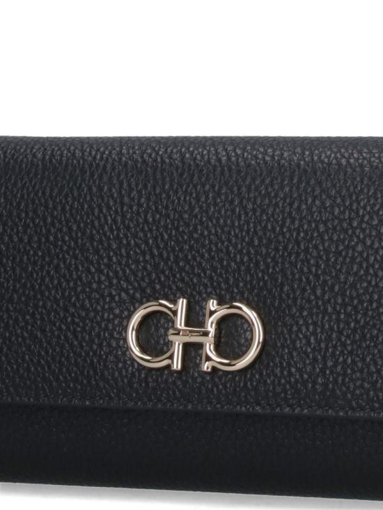 26SS 살바토레 페라가모 장지갑 770374001 Black - SALVATORE FERRAGAMO