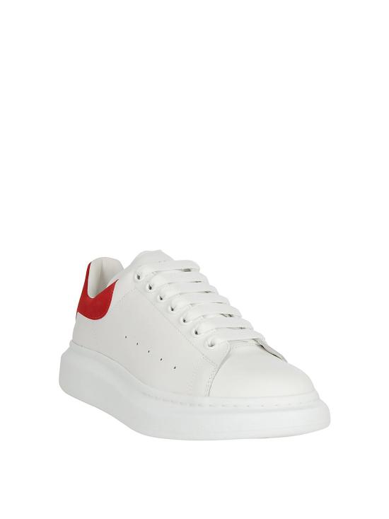  알렉산더 맥퀸 스웨이드탭 오버솔 553680WHGP79676 White - ALEXANDER MCQUEEN