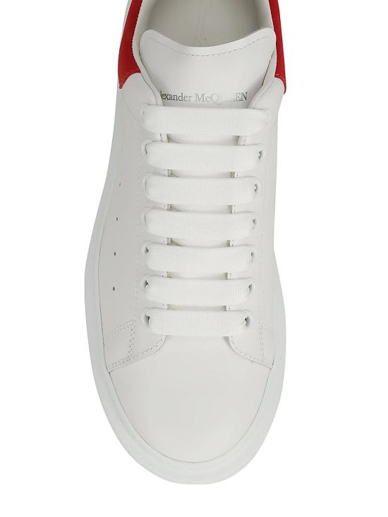  알렉산더 맥퀸 스웨이드탭 오버솔 553680WHGP79676 White - ALEXANDER MCQUEEN