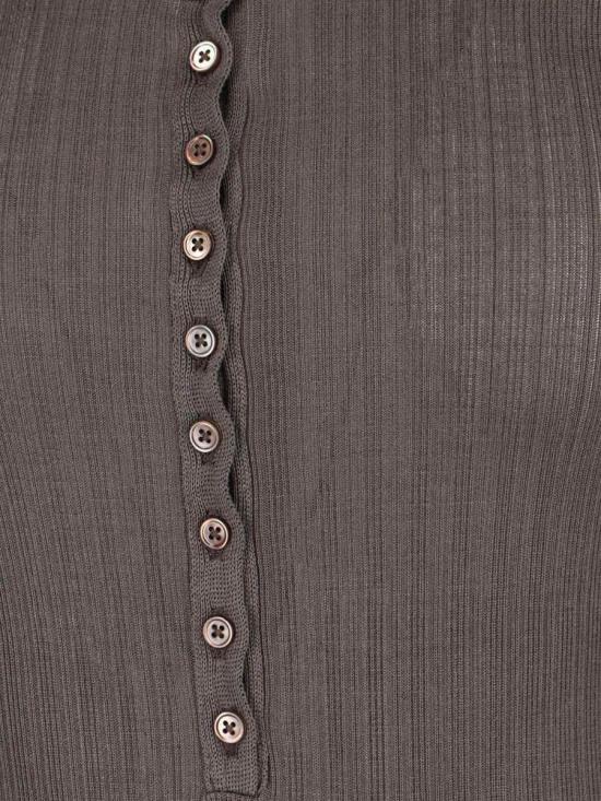 25SS 르메르 바디수트 티셔츠 TO1324 LK1017BR449 BROWN - LEMAIRE