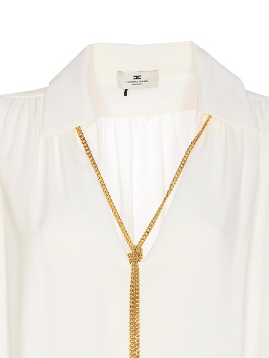  엘리자베타프랜치 블라우스 CA09346E2360 White - ELISABETTA FRANCHI